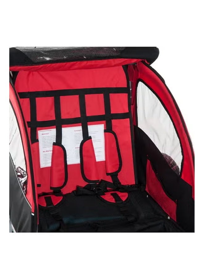 كلناميان مقطورة دراجة أطفال خارجية بثلاث عجلات مع خطاف خلفي، عربة مشي قابلة للفصل، عربة أطفال للأطفال، عجلات 16-20 بوصة - Image 4