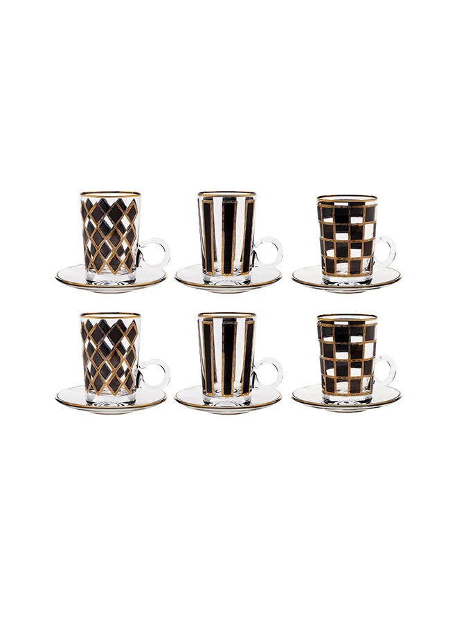 Villeroy & Boch 6-Piece Gambit Mixed Color Teacups