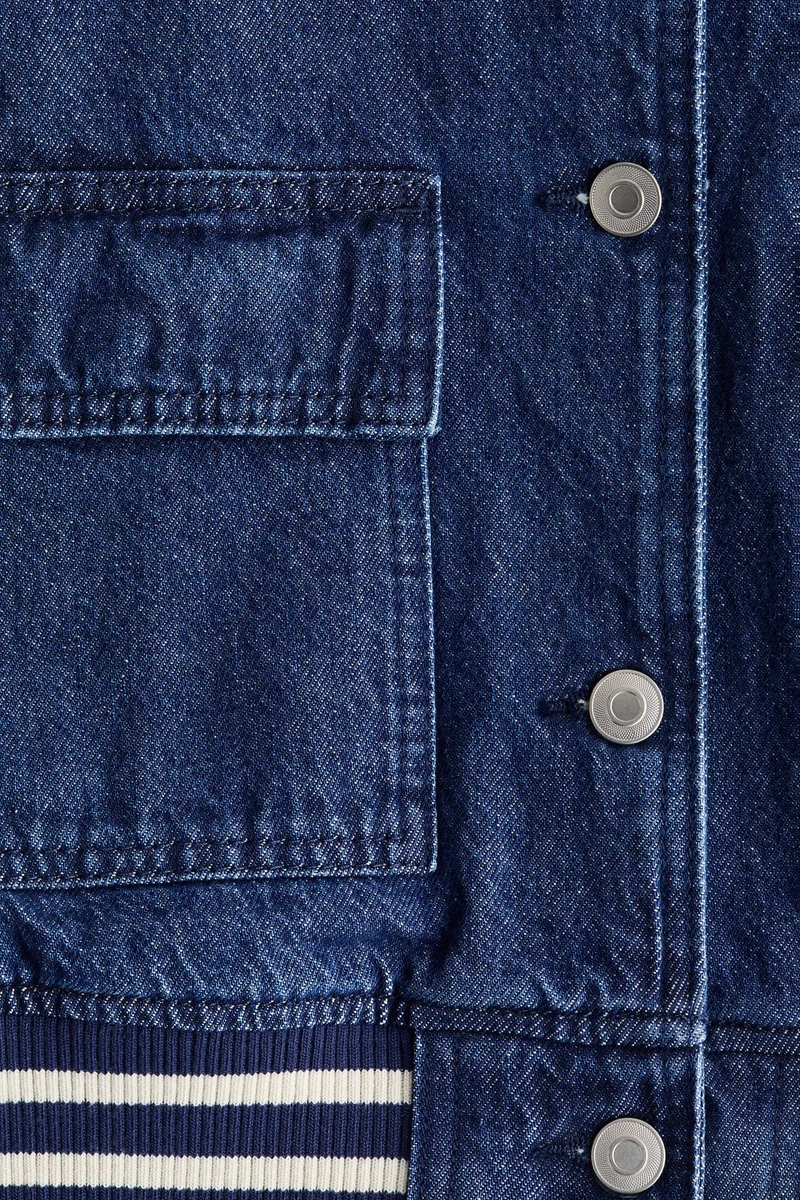 H&M Denim baseball jacket