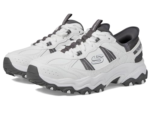 Skechers Men's Stamina at Hands Free Slip-in Sneaker,White/Gray,6.5 - Image 1