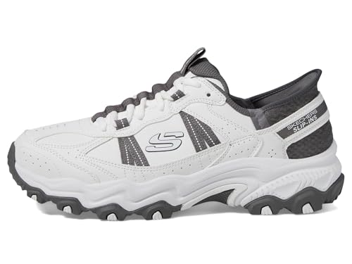 Skechers Men's Stamina at Hands Free Slip-in Sneaker,White/Gray,6.5 - Image 4