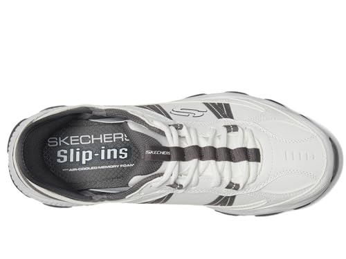 Skechers Men's Stamina at Hands Free Slip-in Sneaker,White/Gray,6.5 - Image 2