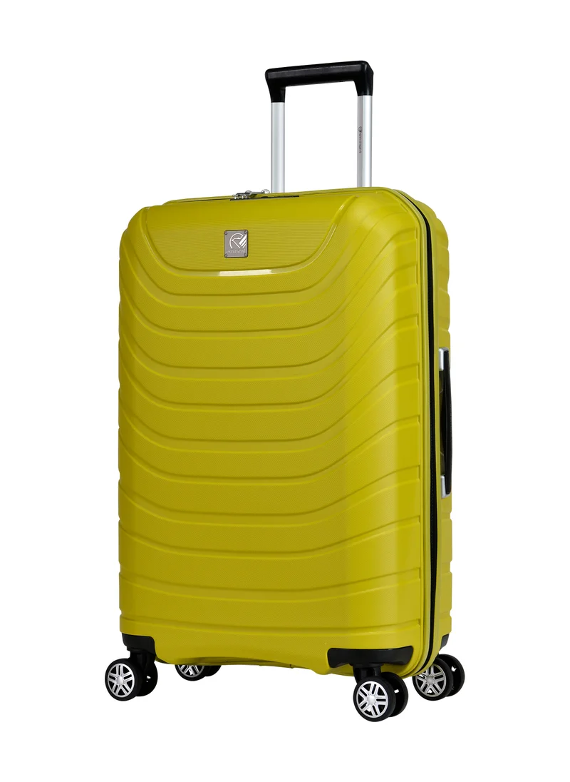 إيمينينت Knight Hard Case Travel Bag Trolley Luggage Set 0f 3 Polypropylene Lightweight Suitcase 4 Quiet Double Spinner Wheels With Tsa Lock B0011 Chartreuse