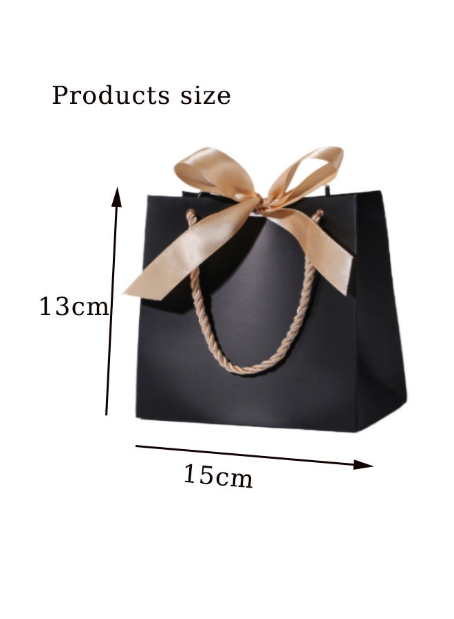 Super ZYouth 12PCS Portable Gift Bag, Candy Bag with Bow  Ribbon, Waterproof Bag for Supplies, Birthday Present, Wedding, Party, Festival - Image 2