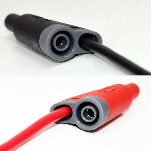 ZIBOO ZB-X13 Stackable Banana to Banana Plug Test Leads,Test Cable Wire for Multimeter,Circuit Testing,4mm Banana Male Plugs Fully Insulated Stackable Shrouded - Image 5