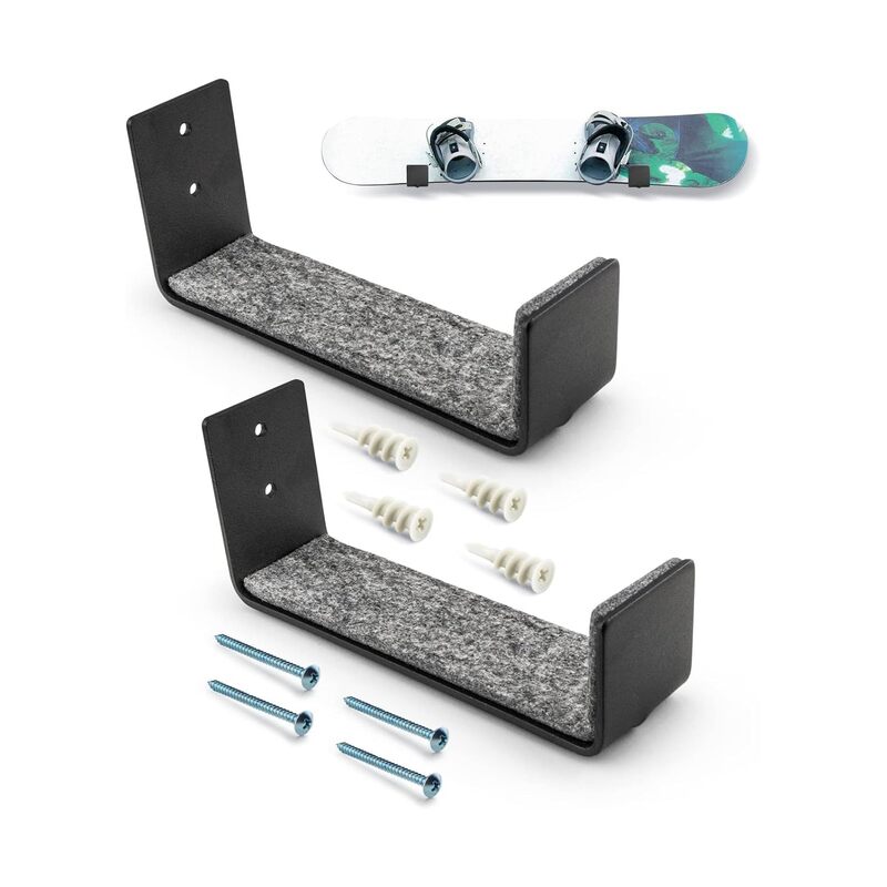 2PCS Snowboard Wall Mount Rack – Ski Wall Mount, Durable Snowboard Accessories for Home Storage  Shop Display - Image 1