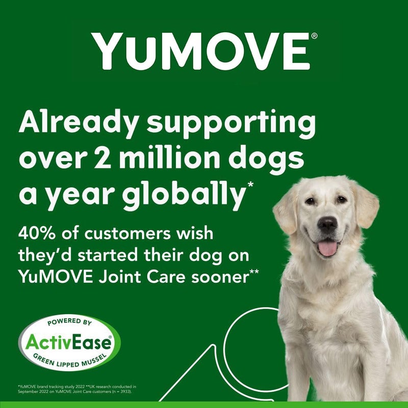 Lintbells Dog Joint Supplement, Hip and Joint Supplement for Dogs with Glucosamine, Hyaluronic Acid, and Green Lipped Mussel and Omegas, Relief for Dog Hip and Joint Aches and Stiffness, by YuMOVE - 150 Bites - Image 4