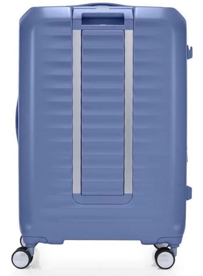امريكان توريستر حقيبة سفر American Tourister Frontec Spinner 79 سم - أزرق إليمنتال - ضمان عالمي 3 سنوات