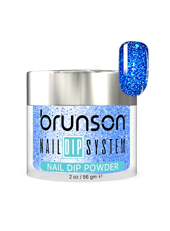 brunson Nail Dip Powder Dip And Buff System Color 56gm, French Nail Art Starter Manicure Salon DIY At Home Odor Free And Long Lasting No Needed Nail Lamp Curing BDG029