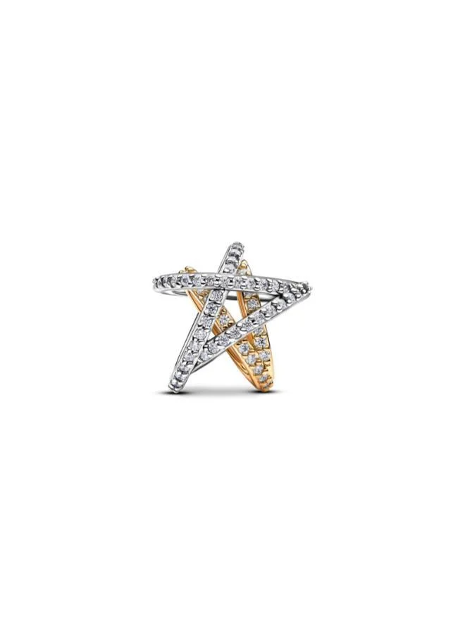 باندورا Sparkling Crossover Star Charm