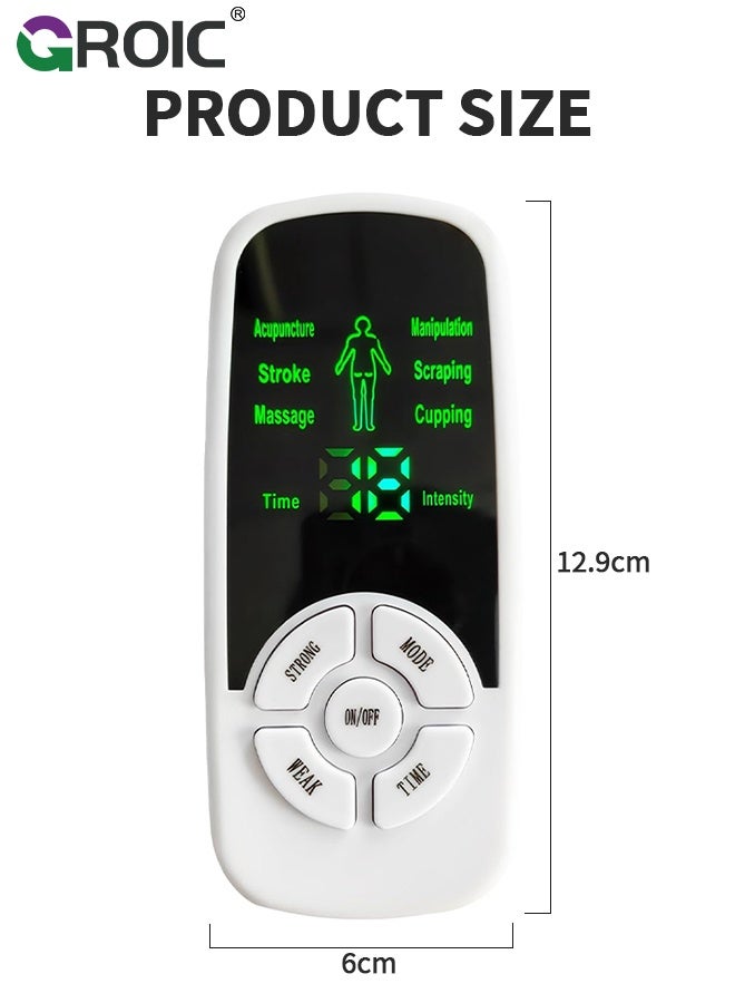 GROIC TENS Machine, Recovery Muscle Stimulator, Back Pain Relief, Sciatica, Neck, Shoulder, Muscle Pain, Electric Massager, Digital TENS Machine with Multiple Customizable Modes, TENS Muscle Stimulator - Image 5