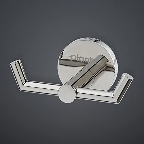 Plantex 304 Grade Stainless Steel Bathroom Hooks for Hanging Towel and Clothes in BathroomWashroom Oreo Chrome - Image 4