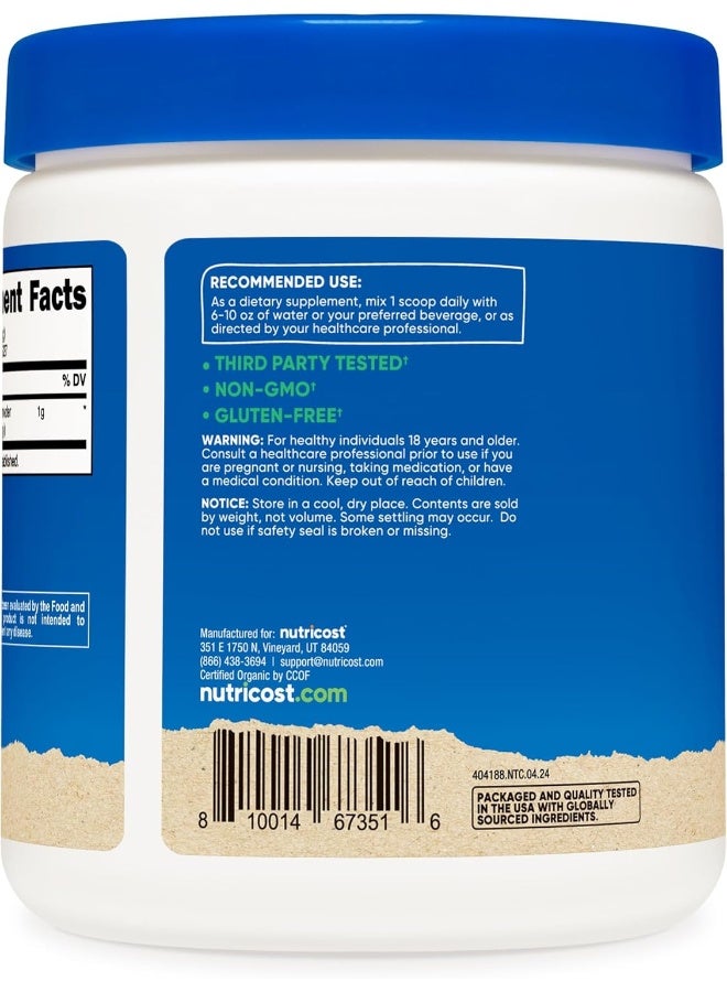 Nutricost Organic Saw Palmetto Powder 8oz - Certified USDA Organic Saw Palmetto, Gluten Free - Image 3