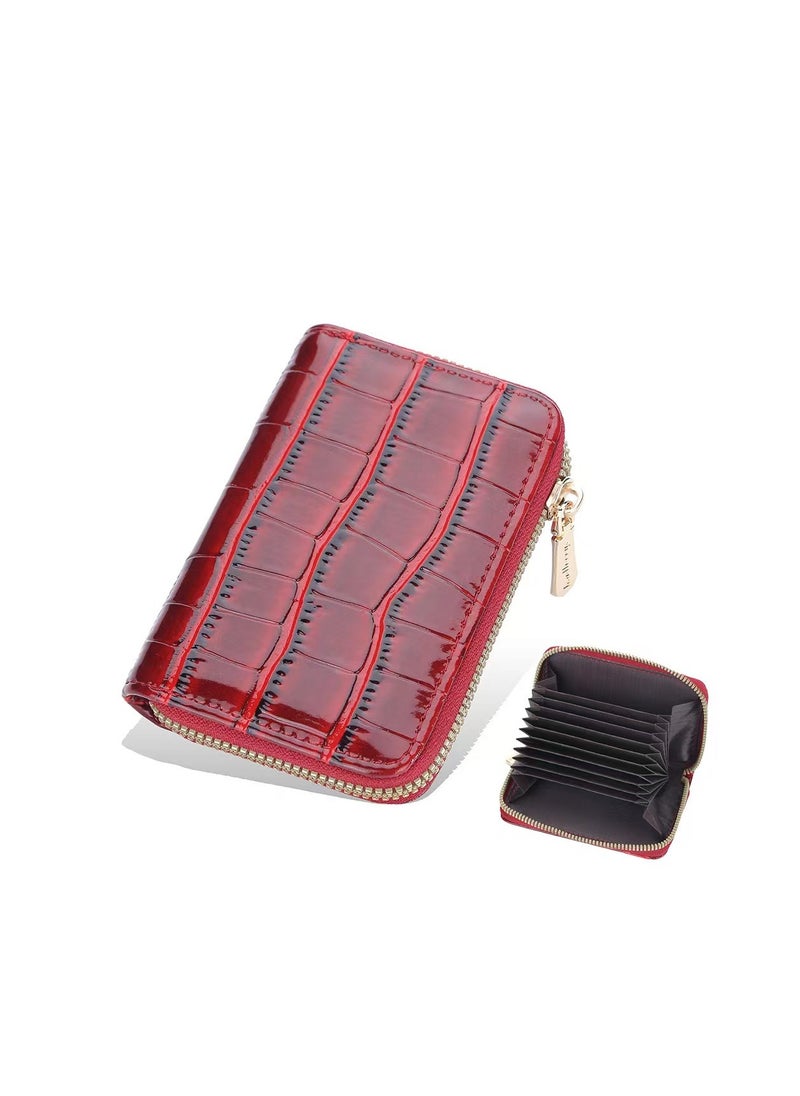 baellerry Leather Wallet Red  - Image 1