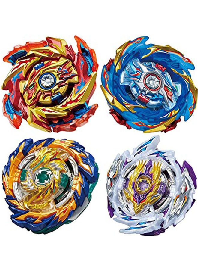 NIBEMINENT 4-Piece Beyblade Burst Surge Speedstorm Mirage Fafnir Spinning Top Starter Pack - Image 1