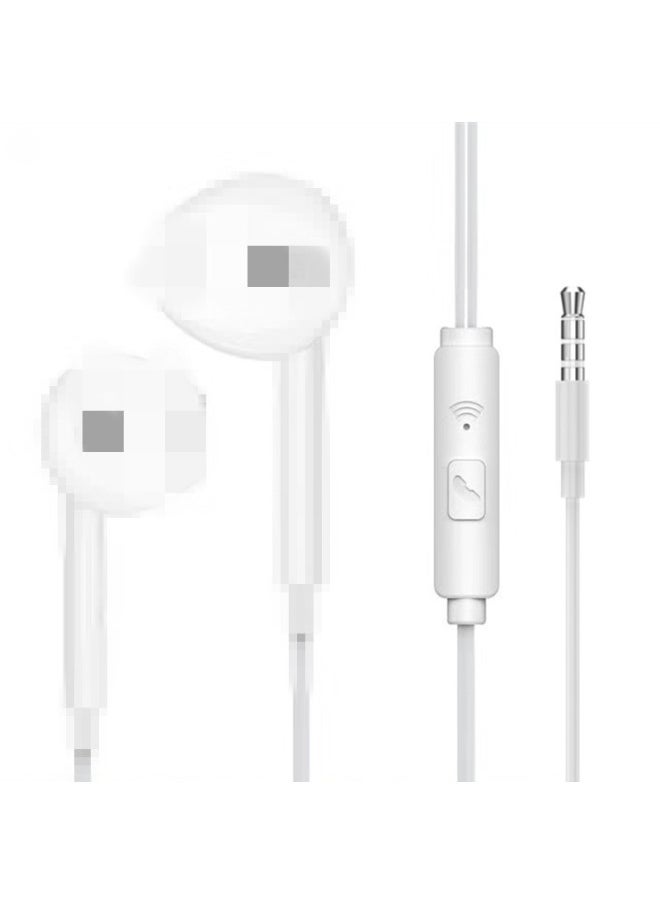 Generic - In-ear Wired Headset For Apple Android Vivo Huawei OPPO Xiaomi Type C Flat Head Call Headset-Color:Classic [single Wheat] Untuned - Image 1