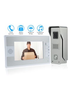 7’’Color TFT LCD Video Door Phone Intercom Doorbell Unlock Monitor Rainproof Night Vision IR CCTV Camera Home Security