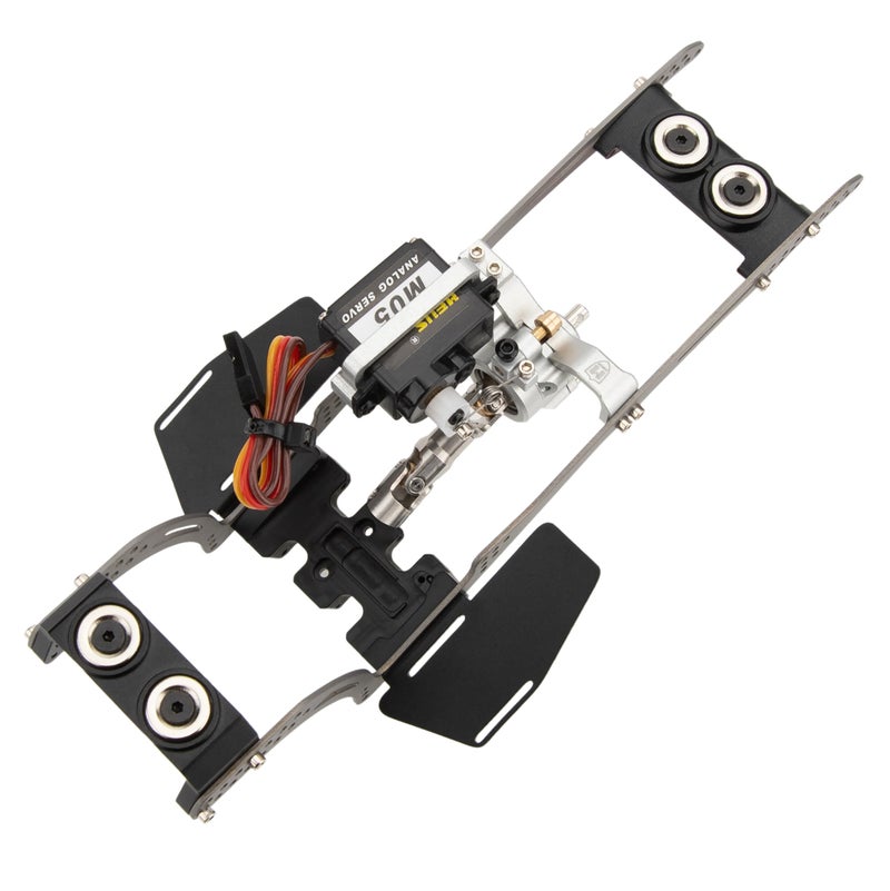 MEUS RACING Titanium LCG Chassis MD24 Dig Chassis for Axial SCX24 124 RC Crawler Upgrades MD24 Dig Chassis - Image 3