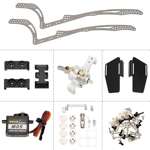 MEUS RACING Titanium LCG Chassis MD24 Dig Chassis for Axial SCX24 124 RC Crawler Upgrades MD24 Dig Chassis - Image 5