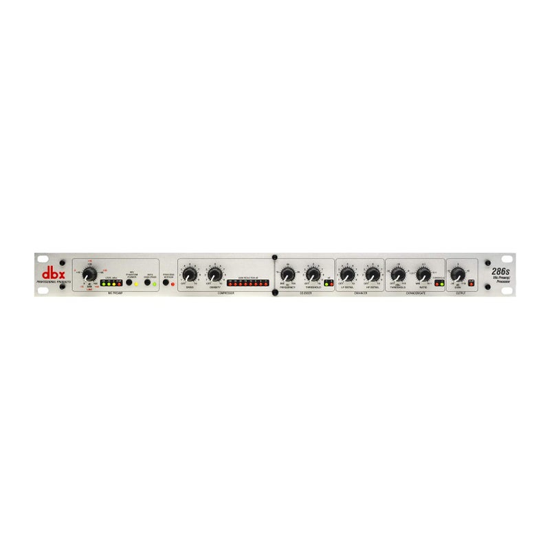 dbx, 1 286s Microphone Preamp & Channel Strip Processor, Silver, 1U (DBX286SV) - Image 1