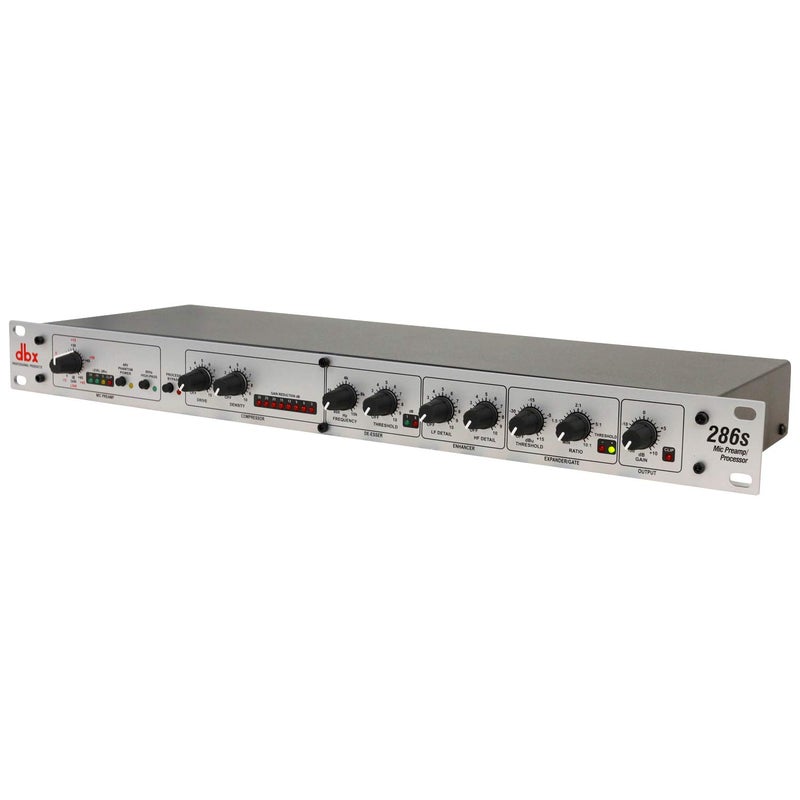 dbx, 1 286s Microphone Preamp & Channel Strip Processor, Silver, 1U (DBX286SV) - Image 4