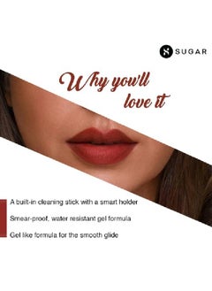 SUGAR Cosmetics Lipping On The Edge Lip Liner 01 Taffeta Terracotta (Terracotta Brown) 1.2 Gms Smearproof Water Resistant Lip Liner Lasts Up To 10 Hrs  - Image 5