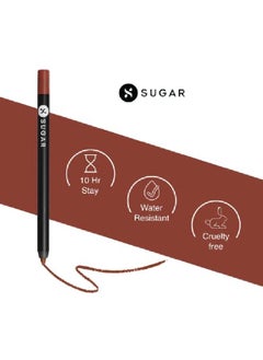 SUGAR Cosmetics Lipping On The Edge Lip Liner 01 Taffeta Terracotta (Terracotta Brown) 1.2 Gms Smearproof Water Resistant Lip Liner Lasts Up To 10 Hrs  - Image 3