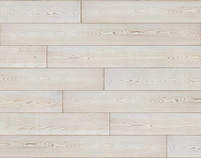 Luxdecor Real Wood Wall Planks- White Shiplap Boards 5" Peel and Stick Shiplap Boards 10 Piecesï¼ŒWall Shiplap Planks Board 12.5 Sq Ft - Image 1