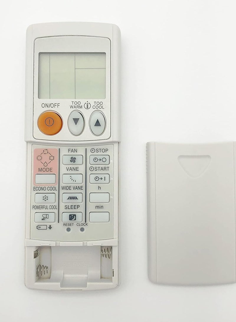 ELTRAZONE Universal Remote Control for Mitsubishi Air Conditioner A/C – Compatible with MSZ-A12NA, MSZ-GE09NA, MSZ-A15NA, MSZ-D30NA, MSZ-A24NA-1, KM07M, KM15E – Easy Setup, Celsius Display, High-Performance Control for Mitsubishi A/C Models - Image 3