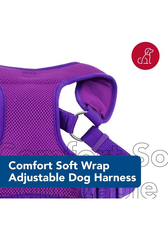 كوستال حزام كلب قابل للتعديل من Coastal Pet Comfort Soft Wrap - حزام مريح للكلاب - مقاس قابل للتعديل - تصميم سهل الارتداء - شبكة من القماش المسامي - لون أرجواني، 3/8 بوصة × 11 بوصة - 13 بوصة - Image 2