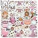 Frienda 200 Pcs Halloween Ghost Themed Stickers Pumpkin Book Lover Spooky Ghost Mushroom Cat Dog Sports Cowboy Vinyl Waterproof Stickers for Teens Adults Water Bottle Laptop100 StylesFunny Spooky - Image 3