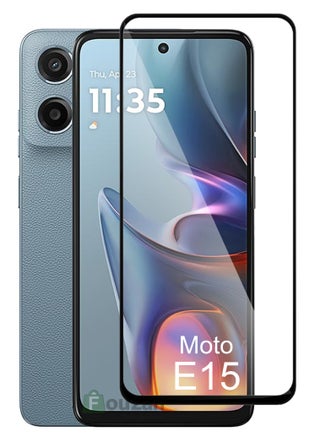 Motorola Moto E15 - Tempered Glass Screen Protector - Delicate Touch , Higher Transparency , Easy to Install ,Anti-scratch and Bubble-free Screen Protector - Black - pzsku/Z333E5B7F62D09B332021Z/45/1745193510/ba0bcd82-2cf9-467b-86ec-4c7c8b00f9ce