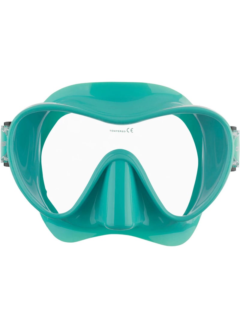 Cressi F1 Small Turquoise Mask - Image 2