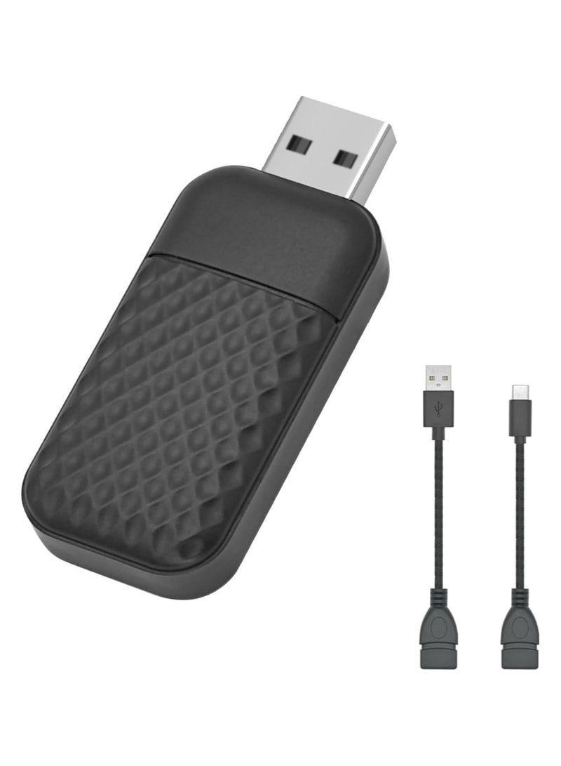 Wireless CarPlay Adapter for iOS 10+ - Convert Wired to Wireless CarPlay Dongle, USB Bluetooth Adapter for Factory CarPlay Vehicles (2017+) - Easy Plug & Play, Auto-Connect. - Image 1