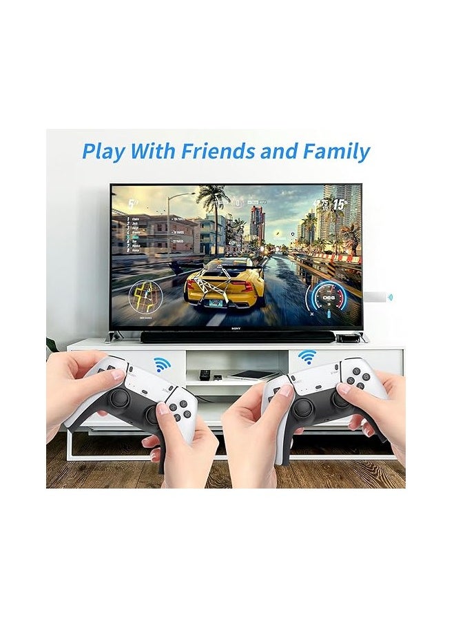2.4G Wireless Gamepad Controller with Dual Joystick – Compatible with PC, Android, and Smart TV, Ergonomic Design, Long Battery Life