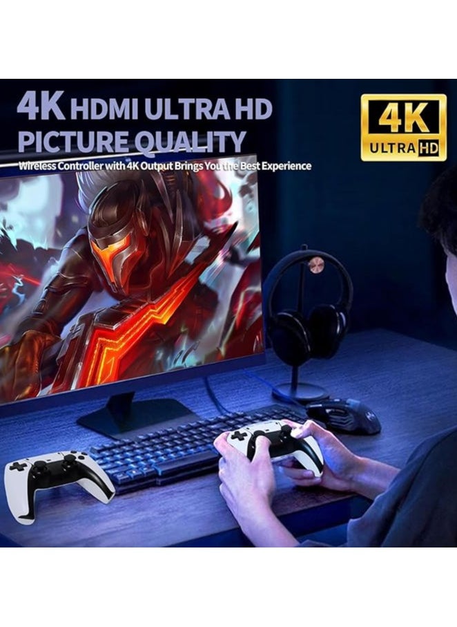 2.4G Wireless Gamepad Controller with Dual Joystick – Compatible with PC, Android, and Smart TV, Ergonomic Design, Long Battery Life