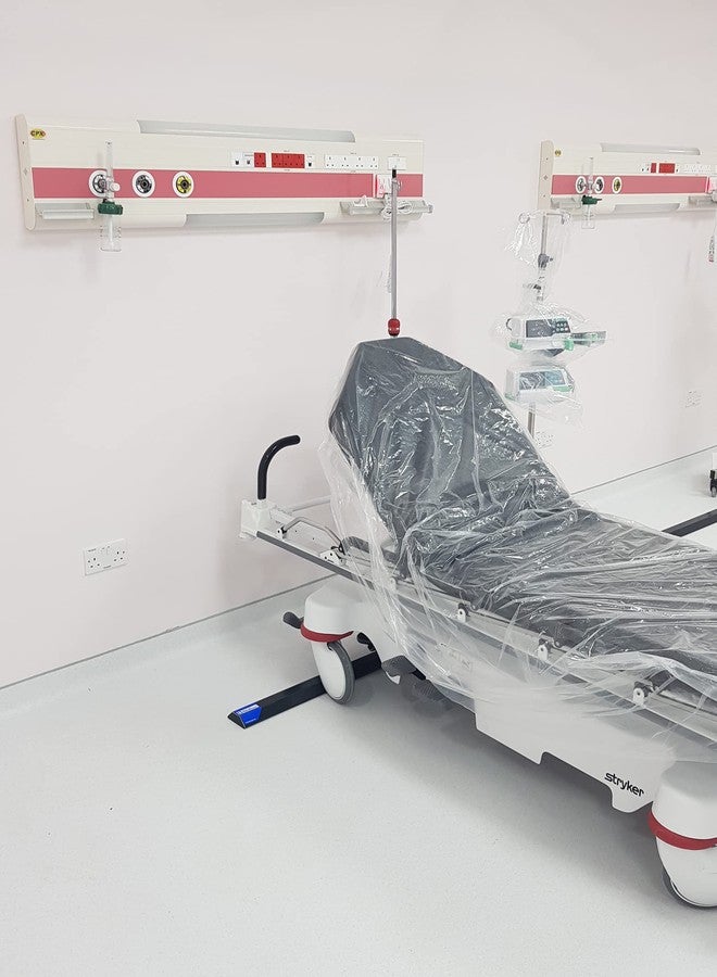 IPI HOB-42: Hospital Bed Parking Target 1-Pack: Protects Hospital and Nursing Home Walls and Equipment from Damage - Stretcher Stopper Easy to Install and Clean - One Needed per Bed - Image 3