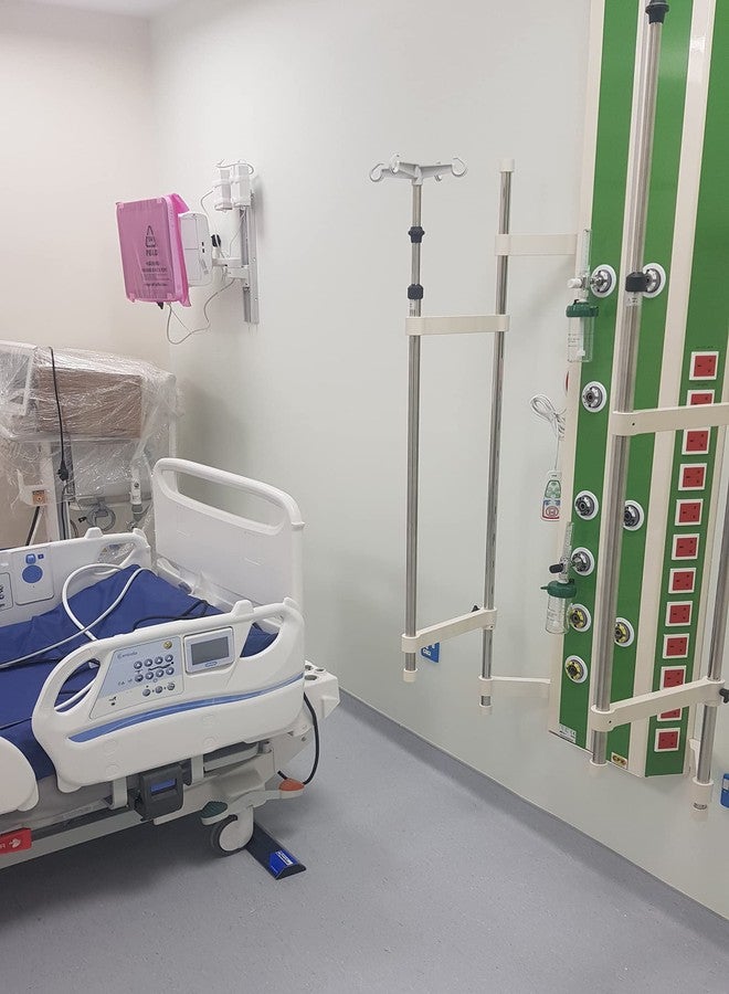 IPI HOB-42: Hospital Bed Parking Target 1-Pack: Protects Hospital and Nursing Home Walls and Equipment from Damage - Stretcher Stopper Easy to Install and Clean - One Needed per Bed - Image 4