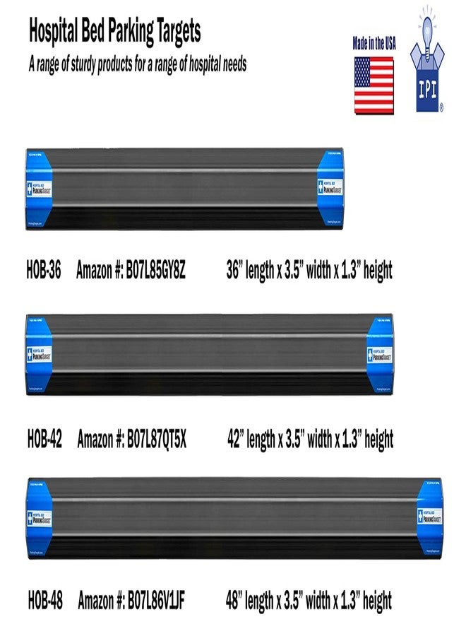 IPI HOB-42: Hospital Bed Parking Target 1-Pack: Protects Hospital and Nursing Home Walls and Equipment from Damage - Stretcher Stopper Easy to Install and Clean - One Needed per Bed - Image 2