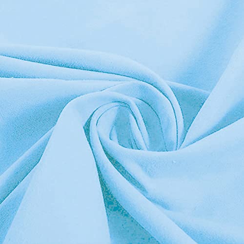 VOCOOL Pool Lounge Chair Cover Chaise Lounge Cover Soft Beach Chair Towel with Pocket Chaise Beach Picnic Spa Towel for Beach Pool Outdoor Sunbathing Garden 85 x 30 inch No Sliding (Sky Blue) - Image 5