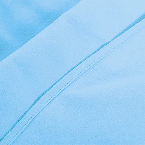 VOCOOL Pool Lounge Chair Cover Chaise Lounge Cover Soft Beach Chair Towel with Pocket Chaise Beach Picnic Spa Towel for Beach Pool Outdoor Sunbathing Garden 85 x 30 inch No Sliding (Sky Blue) - Image 4