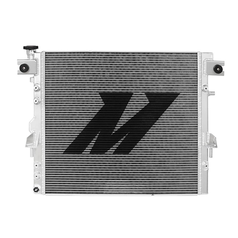 Mishimoto MMRADWRA07V2 Aluminum Radiator Compatible with Jeep Wrangler JK 20072017 Silver