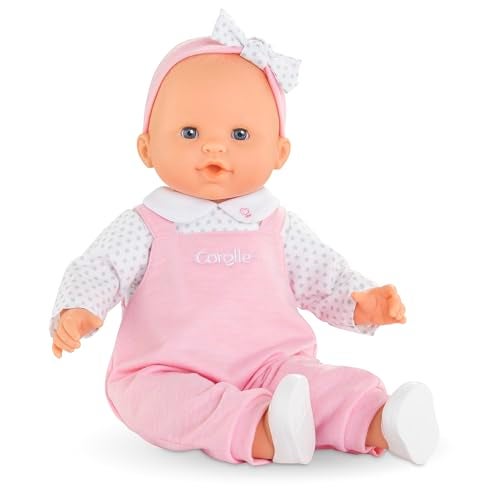 Corolle Lise 14 Soft Baby Doll with Vanilla Scent Pink Outfit Sleeping Eyes for Girls Ages 18 Months Cute Reborn Realistic Baby Dolls for 2 Year Old Girls - Image 1