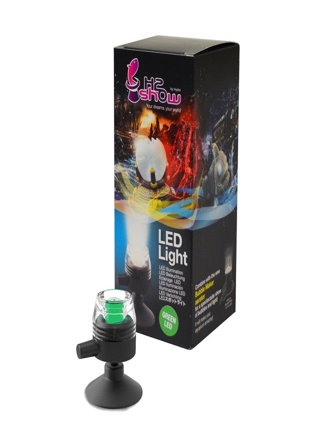Hydor H2Show Green LED - Submersible Spotlight for Aquariums - Image 1