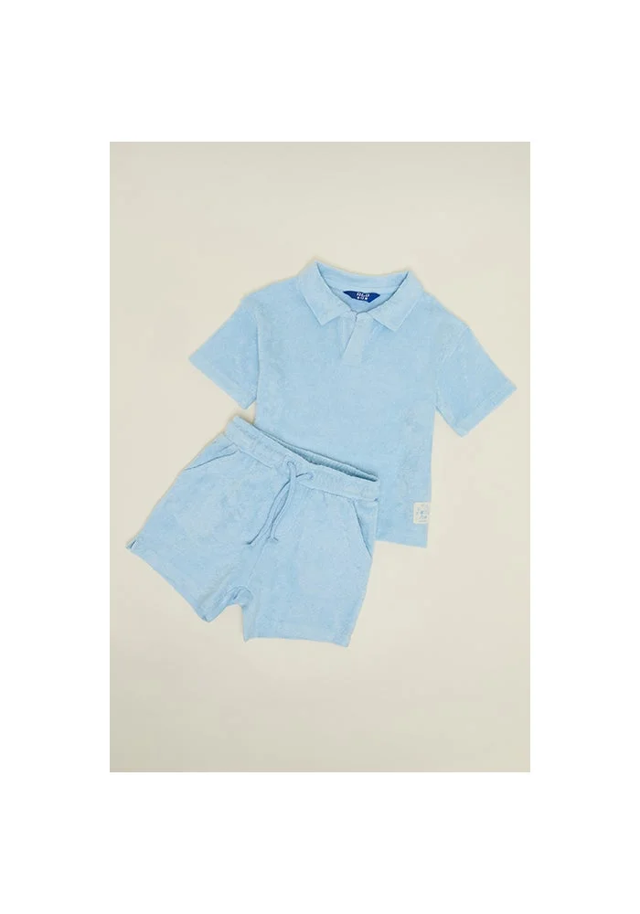 R&b Solid Shirt & Shorts Set