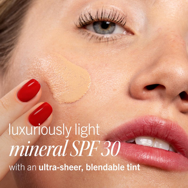 First Aid Beauty - Weightless Liquid Mineral Sunscreen with Zinc Oxide Broad Spectrum SPF 30, Luxuriously Light Ultra Sheer Tint for Everyday Use, Non-comedogenic, Safe for Sensitive Skin, 1.5 oz - Image 2