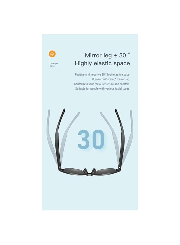 F06 إطار بصري مكبر صوت اتجاهي رياضي لاسلكي موسيقى بلوتوث نظارات شمسية ذكية - Image 5