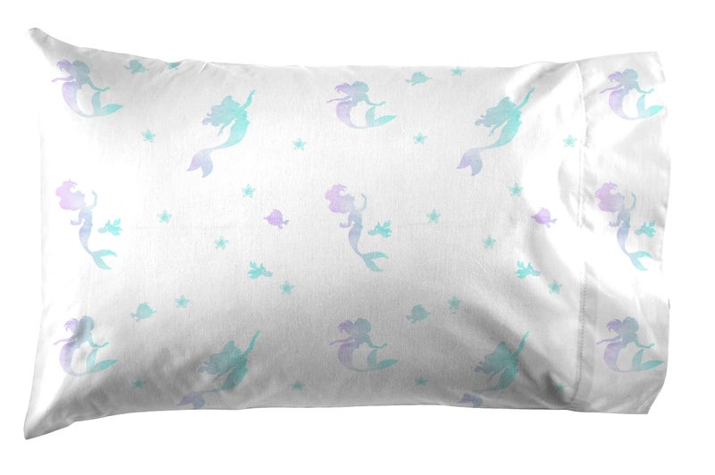 Jay Franco Disney Little Mermaid 5 Piece Twin Bed Set - Teal Color, Includes Comforter & Sheet - Bedding Features Ariel, Super Soft Fade Resistant Microfiber - Image 5