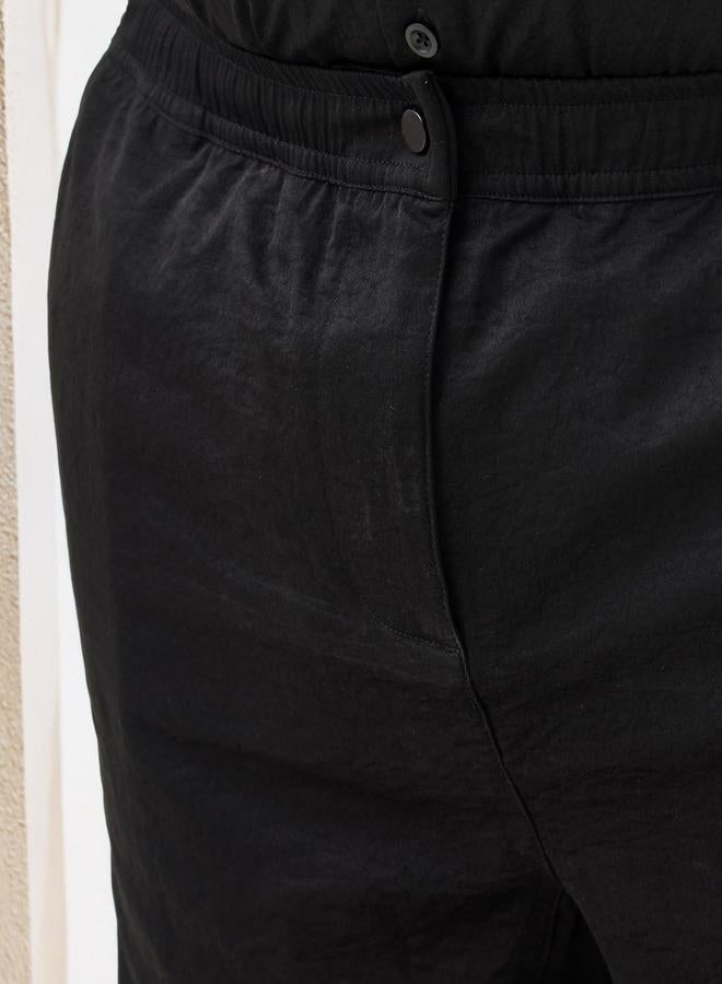 سبلاش فيڤ بنطلون مقاس كبير بقصة عادية بنقوش - Image 4