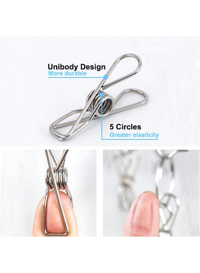Seropy Clothes Hanger with 10 Clips Laundry Drying Rack 6 Pack, Clothes Drying Rack Stainless Steel Sock Hangers Windproof Clip and Drip Hanger for Drying Socks, Bras, Towel, Underwear, Baby Clothes  - Image 4